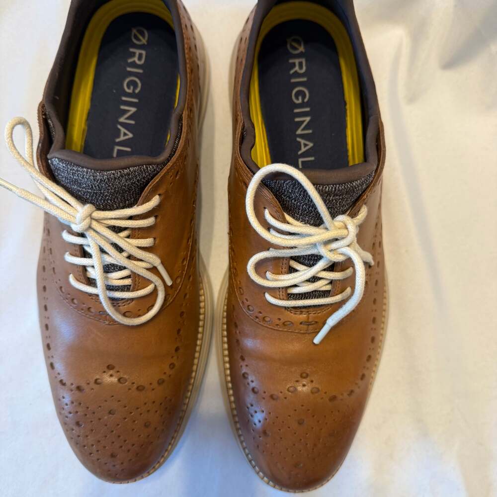 Cole Haan Men's ØriginalGrand Ultra Wingtip Oxford C32071 Brown Size 11M